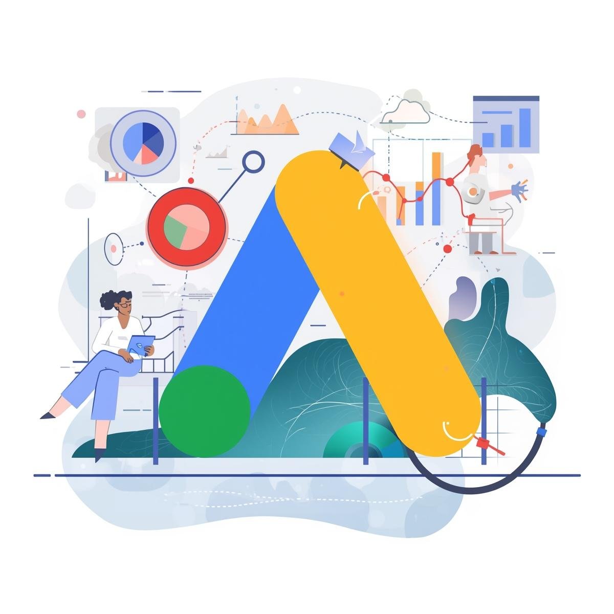 Google Ads Setup & Monthly Management – Targeted Campaigns & Optimization DONT WRITE TEXT ONLY IMAGE